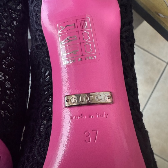 Gucci Black Lace Pumps - Picture 5 of 8